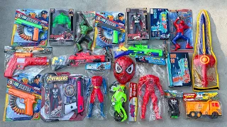 Brand New Action Series Guns and Equipment Unboxing - Spider man elements, Revolver Gun, Hulk, Sword