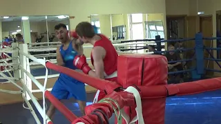 Илья Конов (синий угол), соревнования в б/к Ринг - 2 раунд