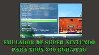 EMULADOR DE SUPER NINTENDO PARA XBOX 360 RGH + de 3.000 JOGOS