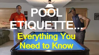 POOL ETIQUETTE ... Everything You Need to Know