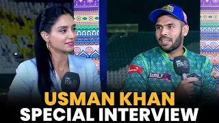 Usman Khan Special Interview | Quetta Gladiators vs Multan Sultans | Match 28 | HBL PSL 8 | MI2A