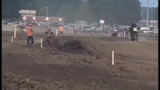 Fast Traxx Kenda Tire Summer SX Series Athens Co fair 8-8-23 Keagan Cowdery 003 Pitbike 13 and under