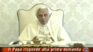 Papa Benedetto XVI - Risponde alle domande 1/7