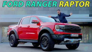 The new Ford Ranger Raptor 3.0 V6 TT is insane! 2023 driving REVIEW onroad vs offroad