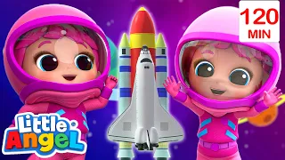 Jill Turns Into a Pink Astronaut! | Jill's Playtime | Little Angel Kids Songs & Stories For Girls