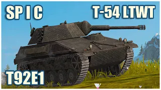 Spähpanzer SP I C, T-54 ltwt. & T92E1 • WoT Blitz Gameplay