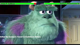 Monsters, Inc. (2001) Final Battle with healthbars