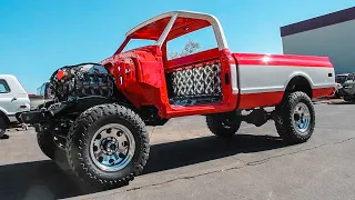 1972 Chevrolet Cheyenne Super C20 Custom 4x4 Supercharged LSA Build Project