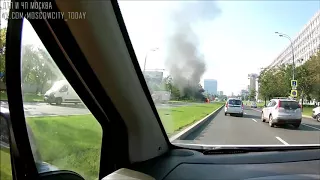 Пожар ДТП ЧП авария Москва