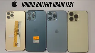 iPhone 14 Pro Max vs 13 Pro Max vs 12 Pro Max vs 11 Pro Max | IOS 17.4 Battery Drain Test