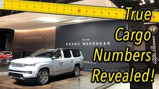 2023 Jeep Grand Wagoneer L - True Cargo Capacity Given In Inches
