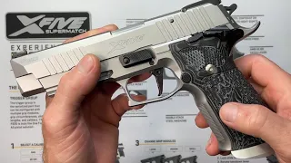 SIG Sauer P226 X5 SuperMatch Armory Craft Edition unboxing / review video.