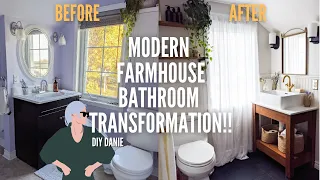 *EXTREME* DIY Modern Farmhouse Bathroom Makeover | Home Made Home | EP 5