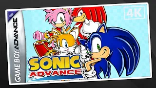 [GBA Longplay] Sonic Advance | Full Game Walkthrough | 4K