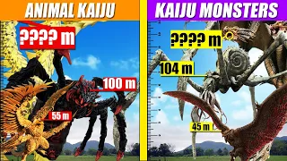 Animal Kaiju vs Kaiju Size Comparison | SPORE