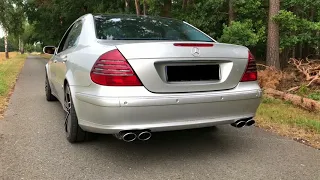 Underground Exhaust Mercedes W211 E500 Sportauspuff + TÜV - V8 Sound