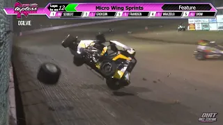 Micro Sprint Rollover 10/22/22 at Ogilvie Raceway