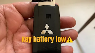 Key Fob Battery Low (Montero Sport 2018)