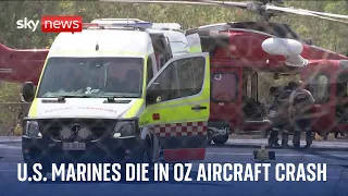 Three U.S marines die after aircraft crash in Australia