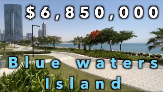 🟠 Luxury Townhouse for sale on blue waters  island in Dubai  full tour