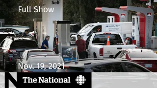CBC News: The National | B.C. rations gas, Vaccine for kids, Kyle Rittenhouse