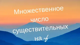 Lecture 4🌟Множественное число существительных на -f, произношение -ths