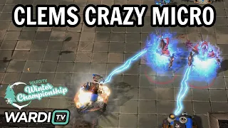 CLEMS CRAZY MICRO - Clem vs MaxPax (TvP) - WardiTV Winter Championship Europe [StarCraft 2]