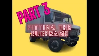 Mercedes Vario 4x4 Subframe fitted part 3