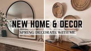 NEW HOME & NEW DECOR || SPRING DECORATE WITH ME || MID-CENTURY MODERN HOME DECOR || 2024