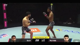 Ahmed Mujtaba vs Rahul Raja|| One Championship BOUT BRUTAL KO😐