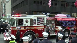 Funeral Service For U.S Marine Corps Staff Sergeant & FDNY Firefighter Christopher Slutman