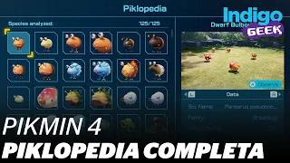 Pikmin 4 Piklopedia 100% Completa