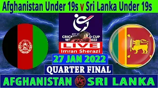 Afghanistan vs Sri Lanka Highlights ICC U19 Cricket World Cup 2022. Video Links in description.👌