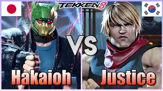 Tekken 8  ▰  Hakaioh (#1 King) Vs Justice (#1 Paul) ▰ Ranked Matches!