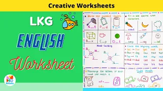 LKG English Worksheet | English worksheet for LKG । Junior kg English CBSE | Kindergarten | RKistic