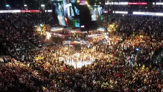 Floyd Mayweather Entrance at Mayweather vs. McGregor in T-Mobile Arena