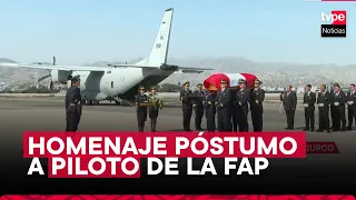 Accidente en Arequipa: el homenaje póstumo a piloto de la FAP que falleció en el Mirage 2000