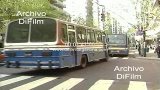 Se implementa un carril exclusivo en la Avenida Pueyrredon 1993