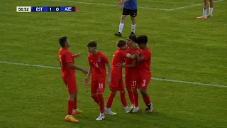 UEFA U15 sõprusturniir 2023: Eesti - Aserbaidžaan 2:1 (24.08.2023)