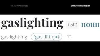 'Gaslighting' is 2022 word of the year