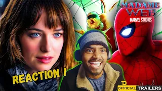 MADAME WEB - Official Trailer • Reaction | Dakota Johnson | Marvel Studios Presents | 2024