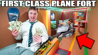 24 Hour BOX FORT AIRPLANE First Class Billionaire