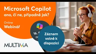 Webinář Microsoft Copilot ano, či ne, případně jak?