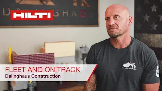 Hilti Tool Fleet Management and ON!Track Asset Management testimonial from Dalinghaus Construction