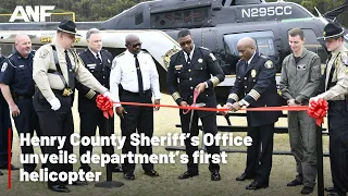 Henry County Sheriff’s Office unveils department’s first helicopter