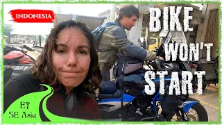 After an injury, now the motorcycle won’t start! We need to get to a hospital…  🏍 SE Asia, Episode 7