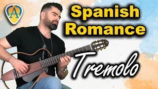 Spanish Romance Guitar ( romanza ) Tremolo