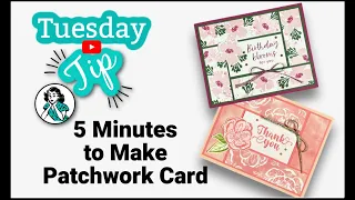 Patchwork Border Card: A Lovely Technique For Quick Card Making