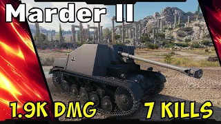 Beast Wot replay Marder II B 1.9k DMG 7 Kills - Лучший вот реплей Marder II B 1.9k урона 7 фрага