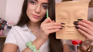 The Weird Art Student Examines Your Face During Class - ASMR personal attention & detailed exam
